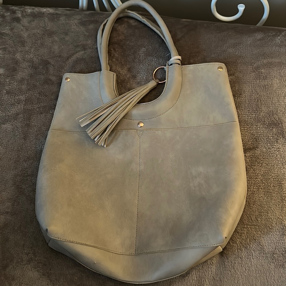 Beige handbag